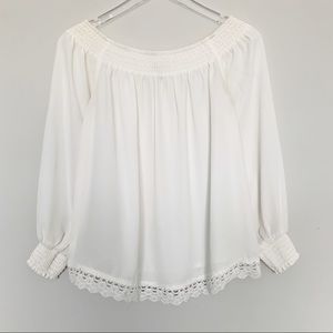 Express Off the Shoulder Flowy Top